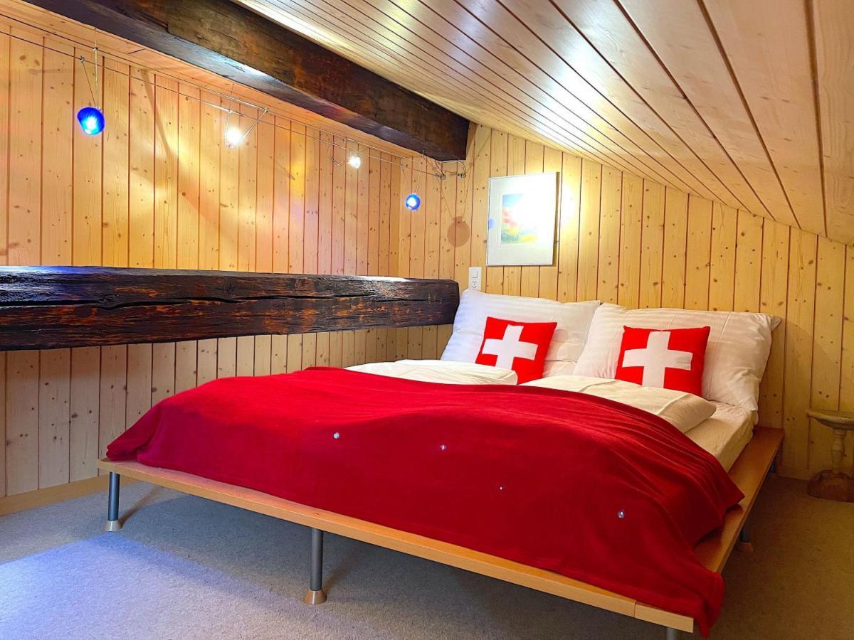 Swisshut Stunning Views Alps Lake - Chalet Erli Därligen Eksteriør billede