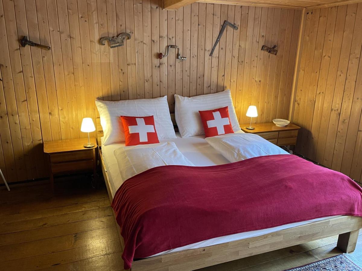 Swisshut Stunning Views Alps Lake - Chalet Erli Därligen Eksteriør billede